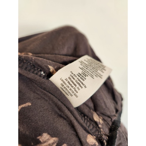 Free People Fiona Top Floral Bow Tie Blouse Womens Small‎ - Picture 6 of 6